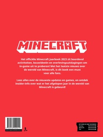 Minecraft Jaarboek 2023 achterzijde