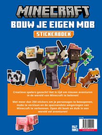 Minecraft Stickerboek - Bouw je eigen mob achterzijde