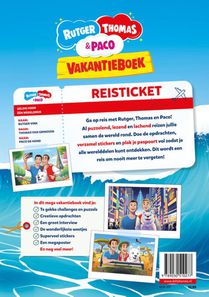 Het Vakantieboek van Rutger, Thomas & Paco achterzijde