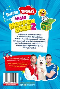Het Moppenboek van Rutger, Thomas en Paco achterzijde