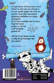 Tuf en het ontsnapte ei achterzijde