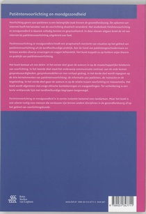 Patiëntenvoorlichting en mondgezondheid achterzijde