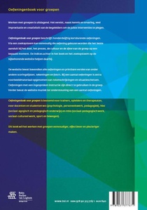 Oefeningenboek voor groepen achterzijde