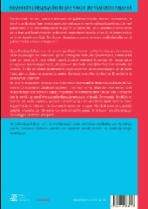 Gezondheidspsychologie voor de fysiotherapeut achterzijde