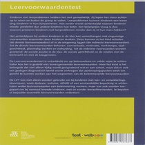 Leervoorwaardentest (LVT) - handleiding achterzijde