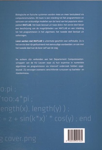 Leren werken met MATLAB achterzijde