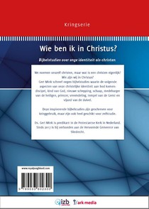Wie ben ik in Christus? achterzijde