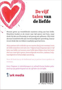 De vijf talen van de liefde achterzijde