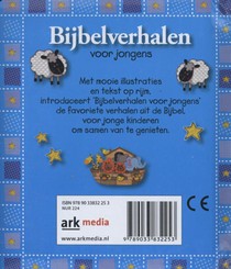 Bijbelverhalen voor jongens achterzijde