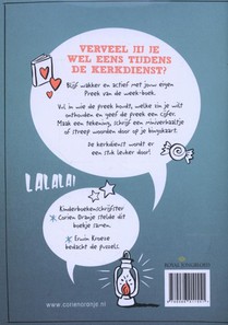 Mijn preek van de week boek achterzijde