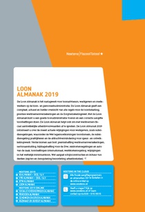 Nextens Loon Almanak 2019 achterzijde