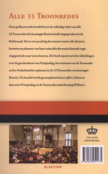 Alle 33 Troonredes achterzijde