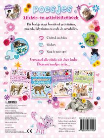 Poesjes sticker- en activiteitenboek - Dierenvriendjes achterzijde
