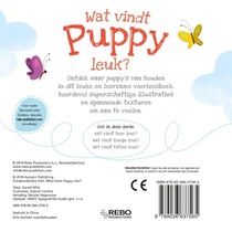 Wat vindt puppy leuk? achterzijde