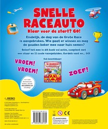 Snelle Raceauto - Geluidboek achterzijde
