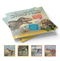 Dinotijd - memospel inclusief boek achterkant