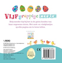 Vijf grappige eieren - telboek achterzijde