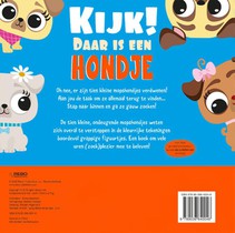 Kijk! Daar is een hondje achterzijde