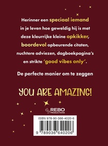 You are amazing achterzijde