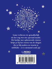 Never lose your sparkle - cadeauboek achterzijde
