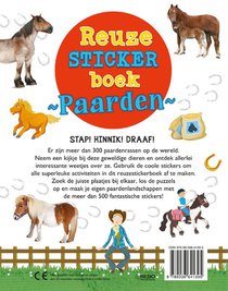 Reuzestickerboek Paarden achterzijde