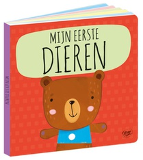 Puzzeltrein 20 stukjes en boek - Mijn eerste dieren achterzijde