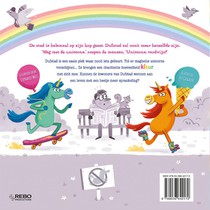 Uh-oh! Daar zijn de... unicorns! - prentenboek padded achterzijde