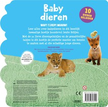 Geluidenboek - Babydieren achterzijde