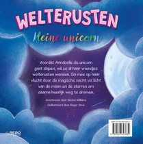 Welterusten kleine unicorn achterzijde