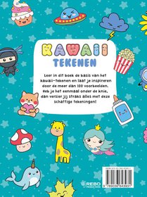 Kawaii tekenen achterzijde