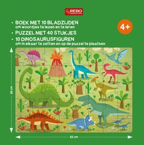 Dinosauriërs achterzijde