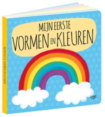 Puzzeltrein 20 stukjes en boek - Mijn eerste vormen en kleuren achterzijde