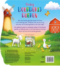Baby boerderijdieren - Geluidenboek achterzijde