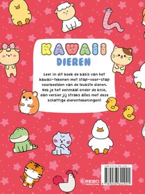 Kawaii dieren achterzijde