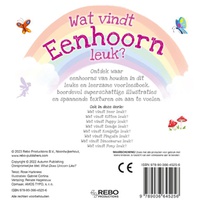 Wat vindt Eenhoorn leuk? achterzijde