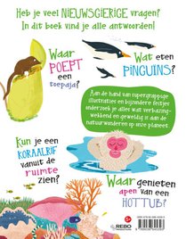 Nieuwsgierige vragen en antwoorden Natuurwonderen achterzijde