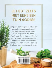 Mijn minimoestuin achterzijde