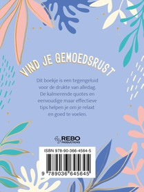 Ontspanning voor elke dag achterzijde