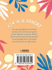 Affirmaties voor elke dag achterzijde