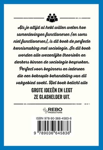 Het kleine zakboek sociologie achterzijde