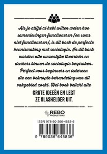 Het kleine zakboek sociologie achterzijde