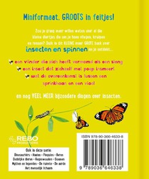 Het kleine maar grote boek over insecten en spinnen achterzijde