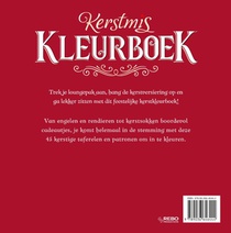 Kerstmis kleurboek achterzijde