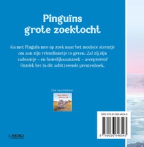 Pinguïns grote zoektocht achterzijde