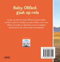 Baby Olifant gaat op reis achterzijde