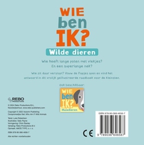 Wie ben ik? Wilde dieren achterzijde