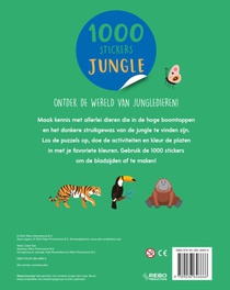 Jungle - 1000 stickers achterzijde