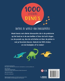 1000 stickers dino's achterzijde