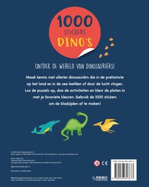 Dino's - 1000 stickers achterzijde