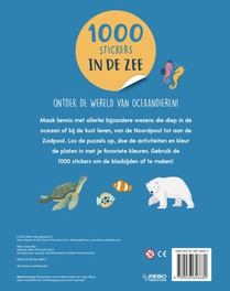 In de zee - 1000 stickers achterzijde